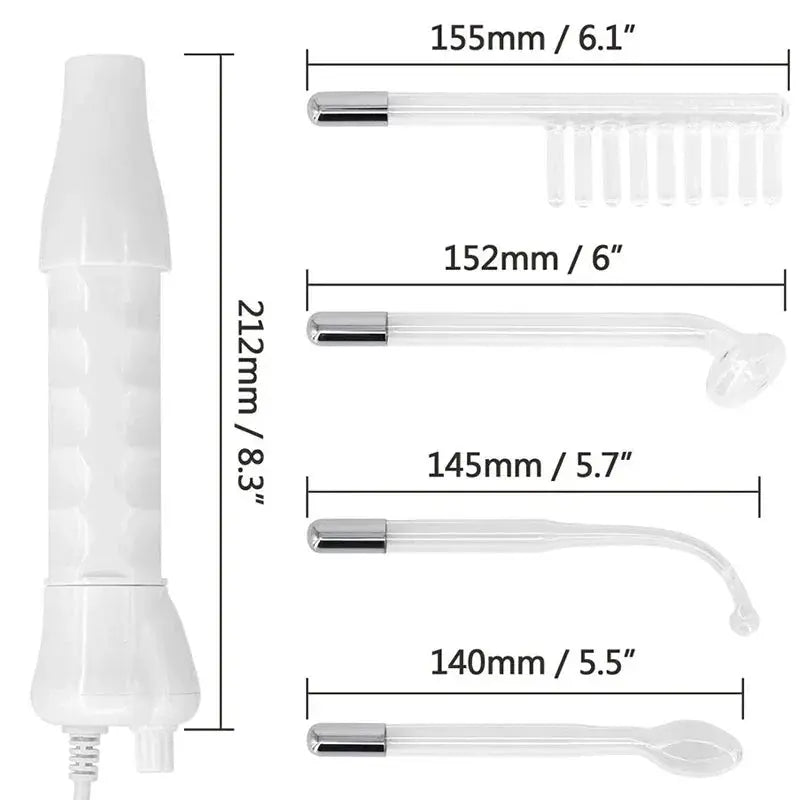 Portable High Frequency Facial Machine Wand Handheld Electric Face Skin Beauty Tools Acne Treatment Device My Store