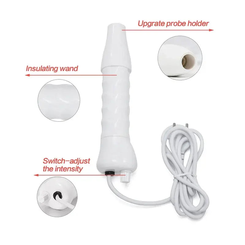 Portable High Frequency Facial Machine Wand Handheld Electric Face Skin Beauty Tools Acne Treatment Device My Store